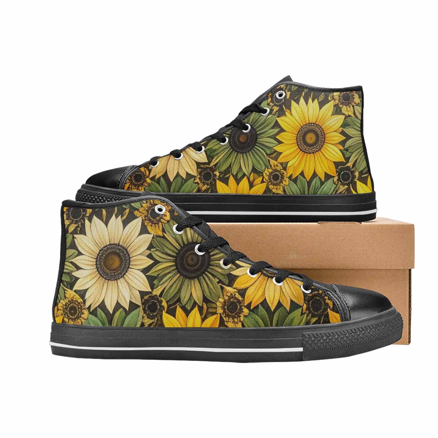 MEN'S Blend Melt Them High Top Canvas Grunge Sneakers