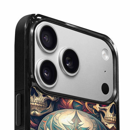 iPhone 17 Pro Max Case — Skull Dark Art Gothic Print Gothic, Custom Phone Case