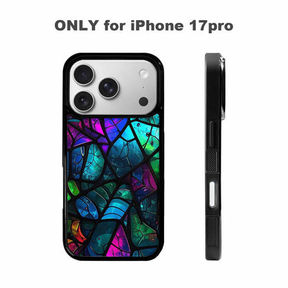 iPhone 17 Pro Case — Neon Camo Spider Web Camo, Custom Phone Case
