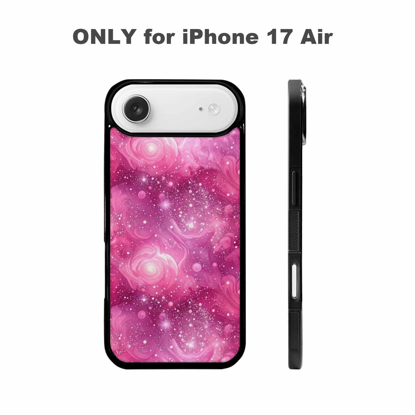 iPhone 17 Air Case — Galaxy Art Pink Aurora Small Galaxy, Unique Phone Case Design