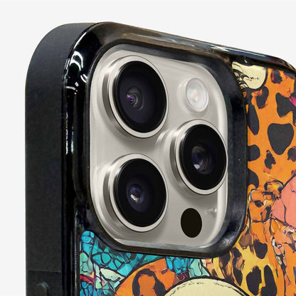 iPhone 16 Pro Max Case — Snake Print Skull Custom, Custom Printed Phone Case