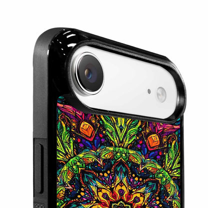 iPhone 17 Air Case — Rainbow Tribal Mandala Original Art, Original Design Phone Case