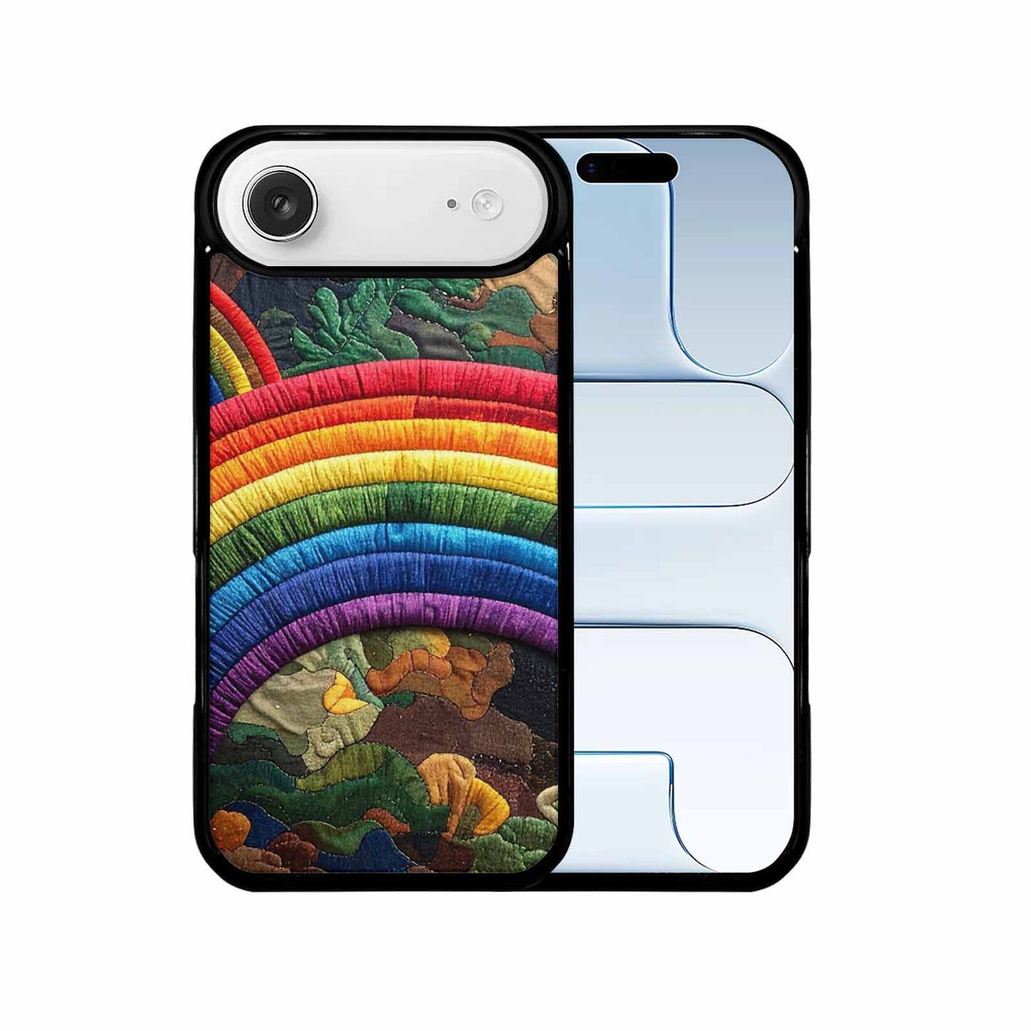 iPhone 17 Air Case — Vivid Camo Rainbow Arc Camo, Customized Protective Case