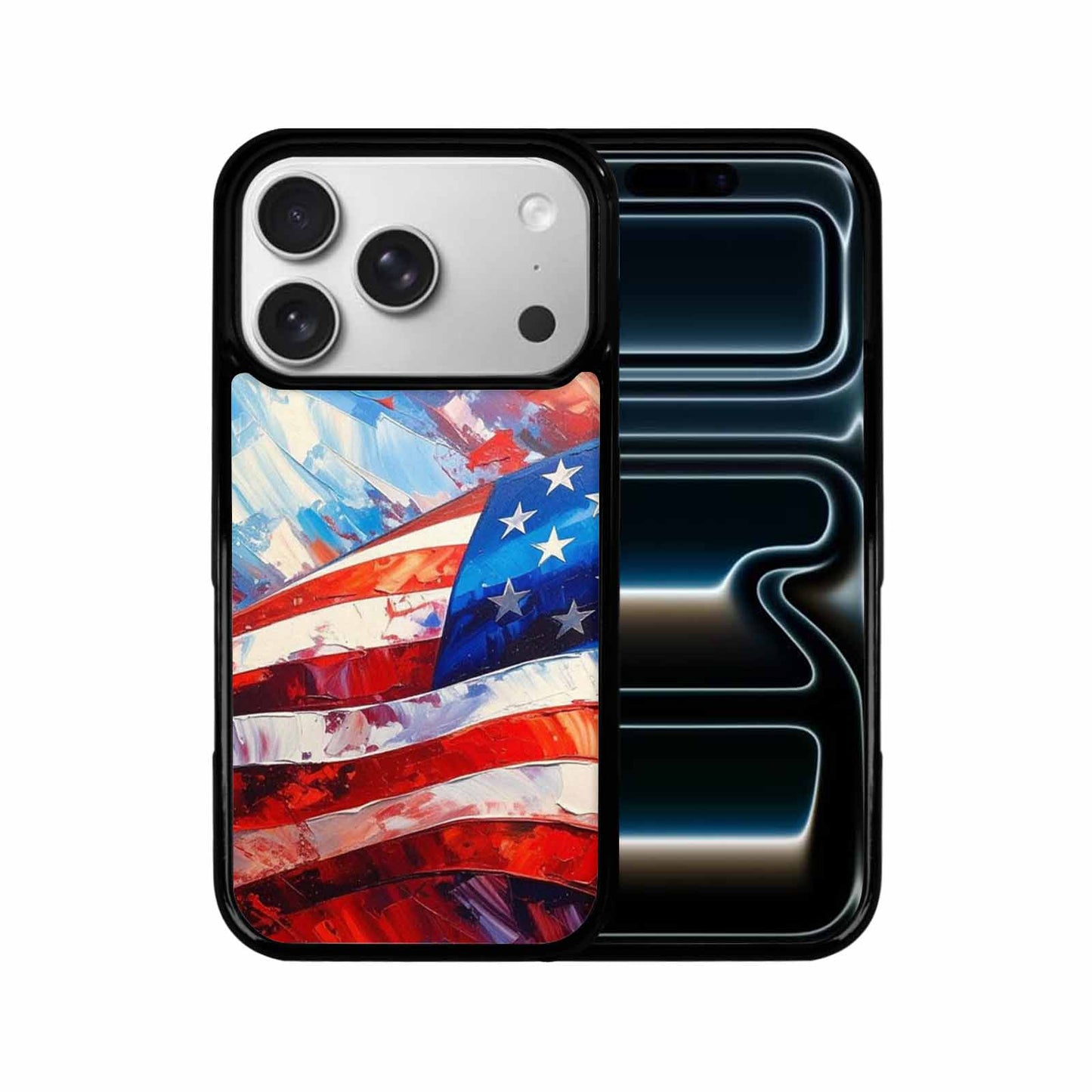 iPhone 17 Pro Case — Usa Flag Stars And Stripes Galaxy, Personalized Phone Case