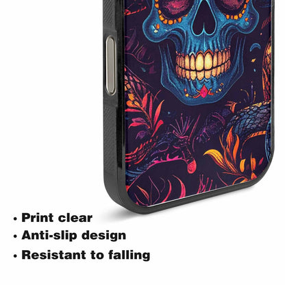 iPhone 15 Pro Max Case — Snake Skulls Print Custom, Unique Phone Case Design