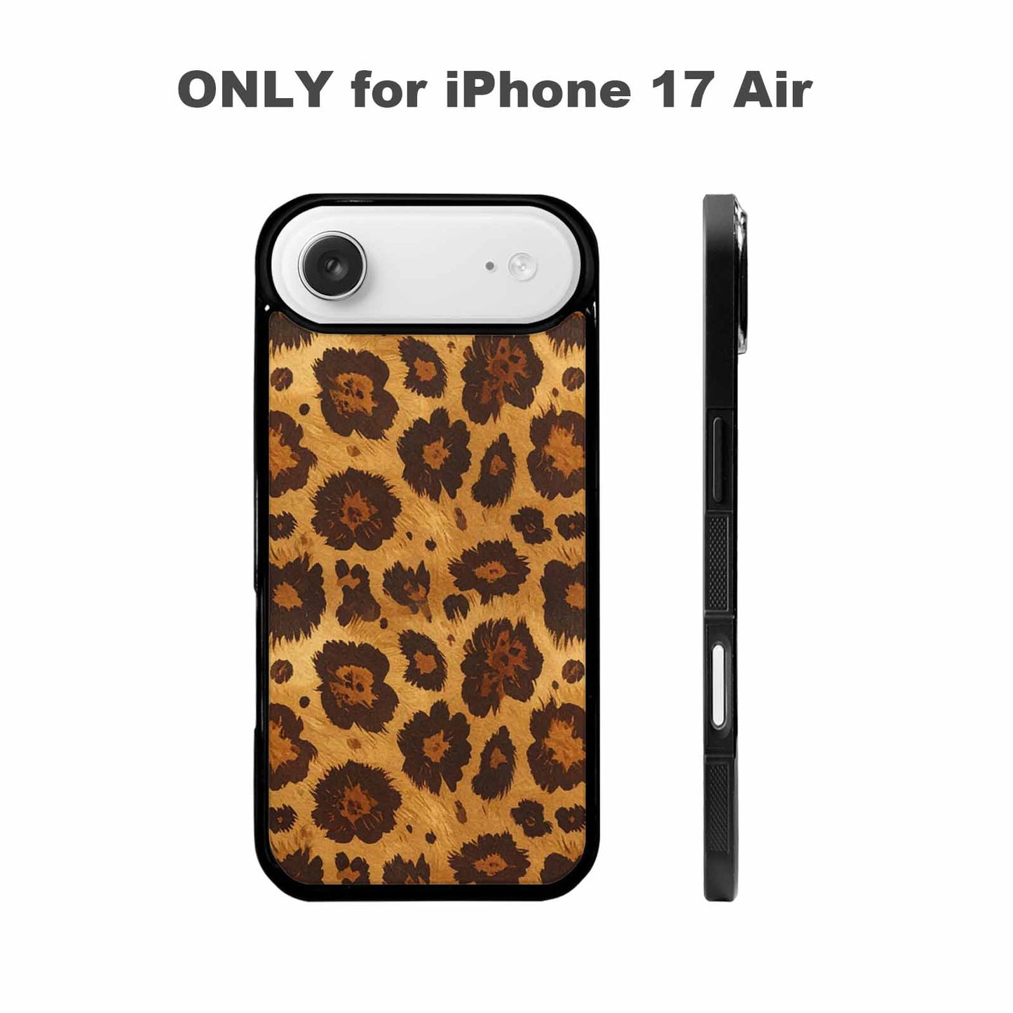 iPhone 17 Air Case — Classic Leopard Print Warm Golden Animal, Original Design Phone Case