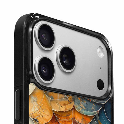 iPhone 17 Pro Case — Distressed Horror Spider Web Original Art, Unique Phone Case Design