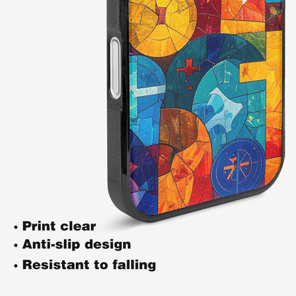 iPhone 16 Plus Case — Faith Cross And Faith Icons Pattern, Customized Protective Case
