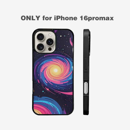 iPhone 16 Pro Max Case — Love Wins Galaxy Seamless Pattern Vibrant, Custom Print Case Cover