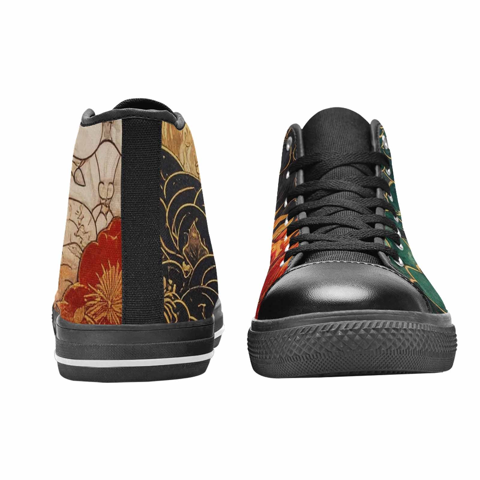WOMEN'S Dragon Scale Fantasy High Top Canvas Dark Academia Shoes