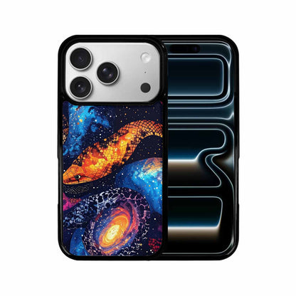 iPhone 17 Pro Case — Snake Print Galaxy Seamless Pattern Animal, Custom Print Case Cover