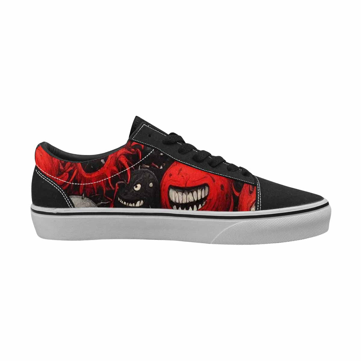 WOMEN'S Monsters (general) Lace-Up Canvas Surreal Custom Shoes