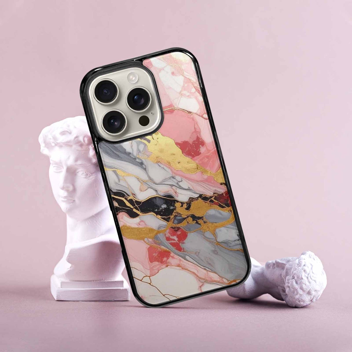 iPhone 16 Pro Case — Marble Vein Marble Veins Pattern Hundreds, Original Design Phone Case