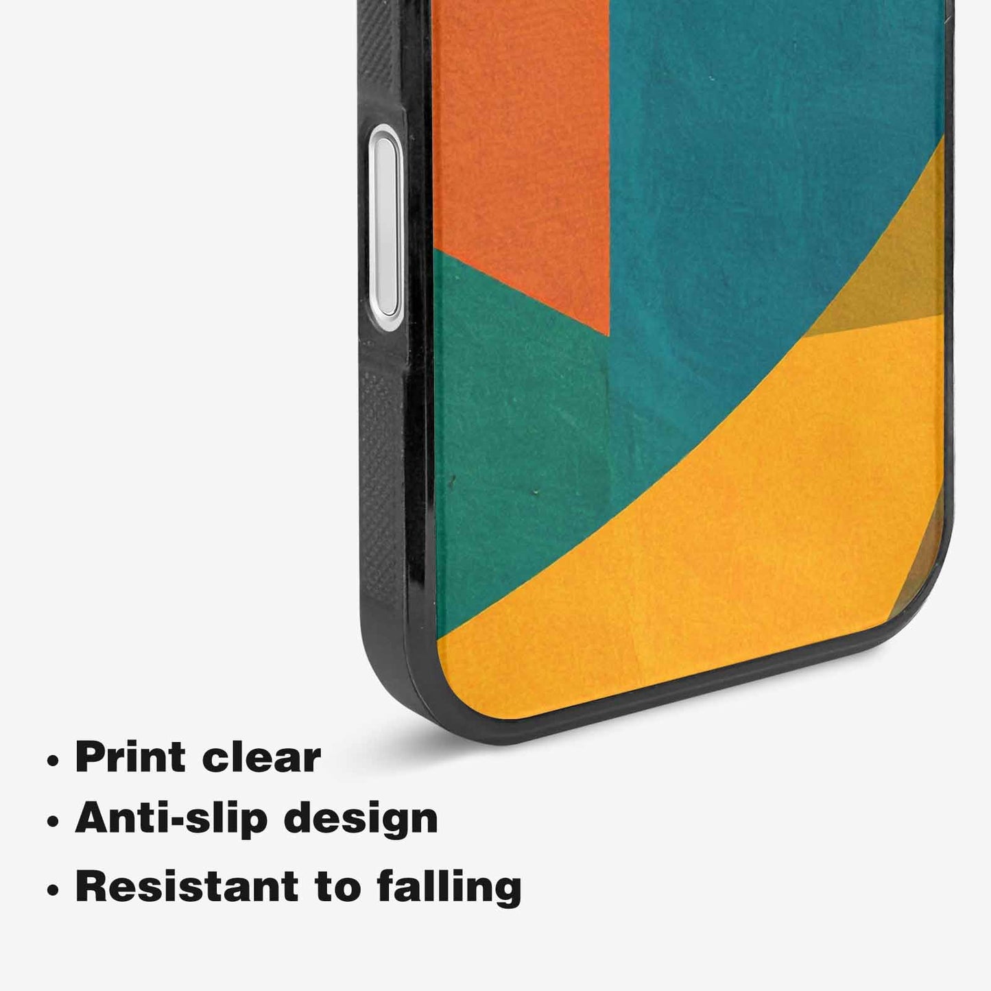 iPhone 16 Case — 1990s Memphis Art Pattern, Custom Printed Phone Case