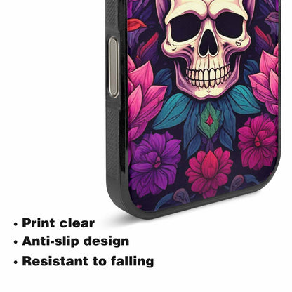 iPhone 16 Pro Case — Lotus Many Hundreds Of Skulls Art, Unique Phone Case Design