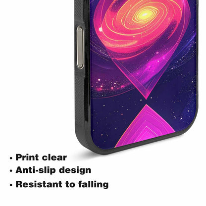 iPhone 16 Pro Case — Rose Galaxy Art Seamless Pattern Vibrant, Customized Protective Case