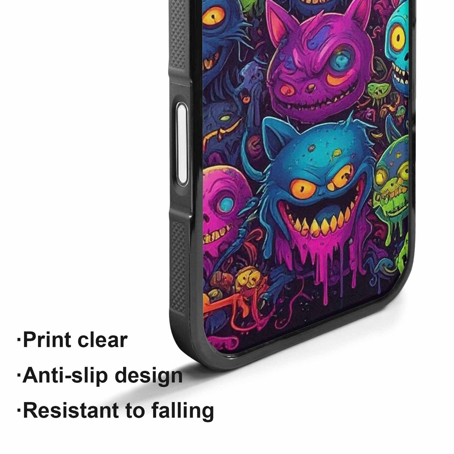 iPhone 17 Case — Mixed Toxic Glow Creature Cartoon Cute, Custom Designed Case Cover