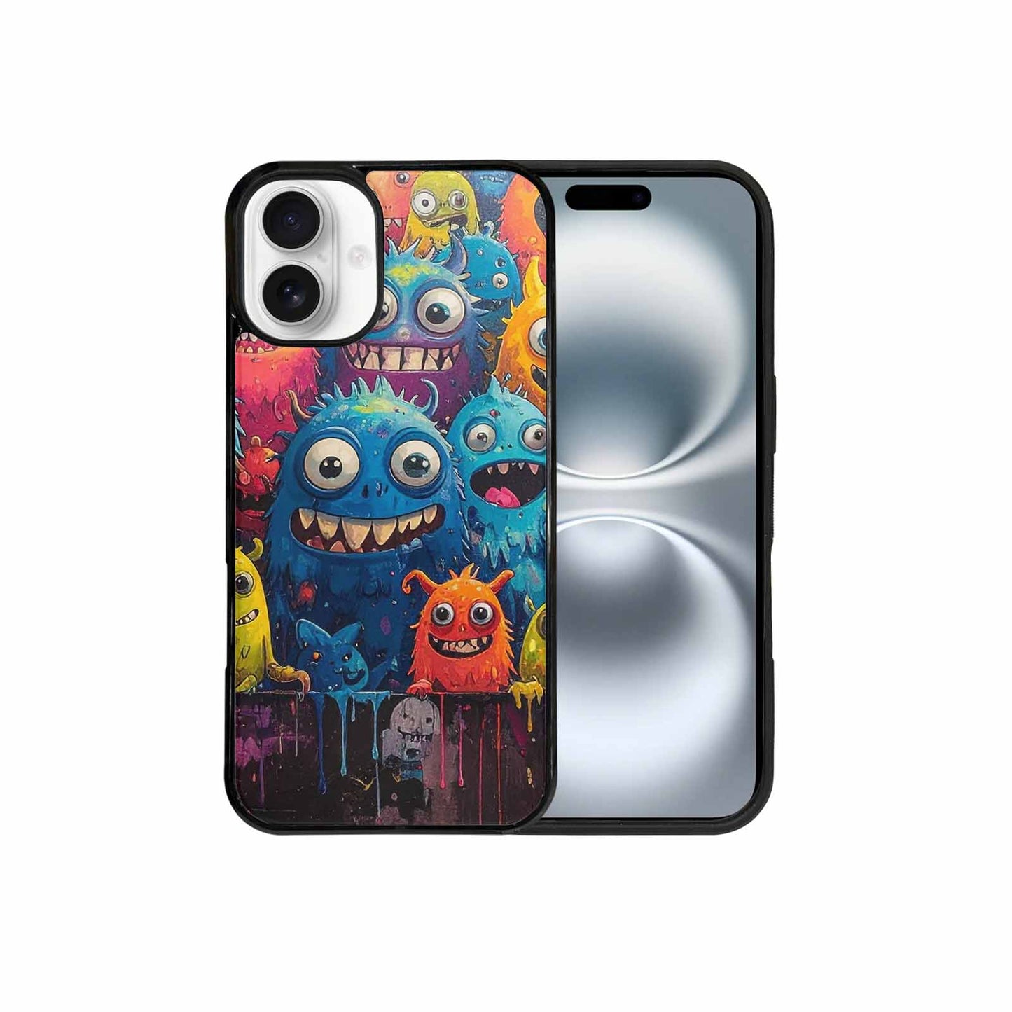 iPhone 16 Plus Case — Monsters General Cartoon Monst, Custom Designed Case Cover