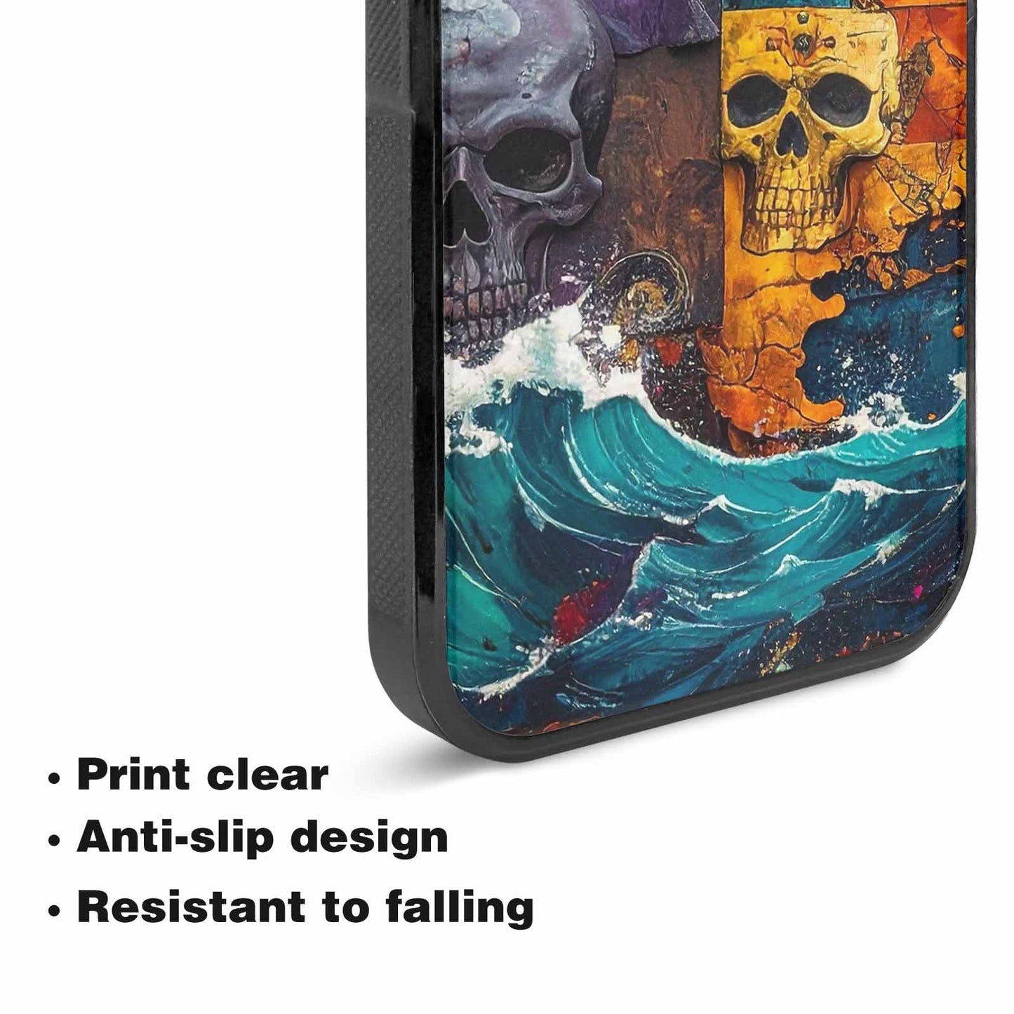 iPhone 15 Plus Case — Pirate Skull Flag Pirate Skull Flag, Customized Protective Case