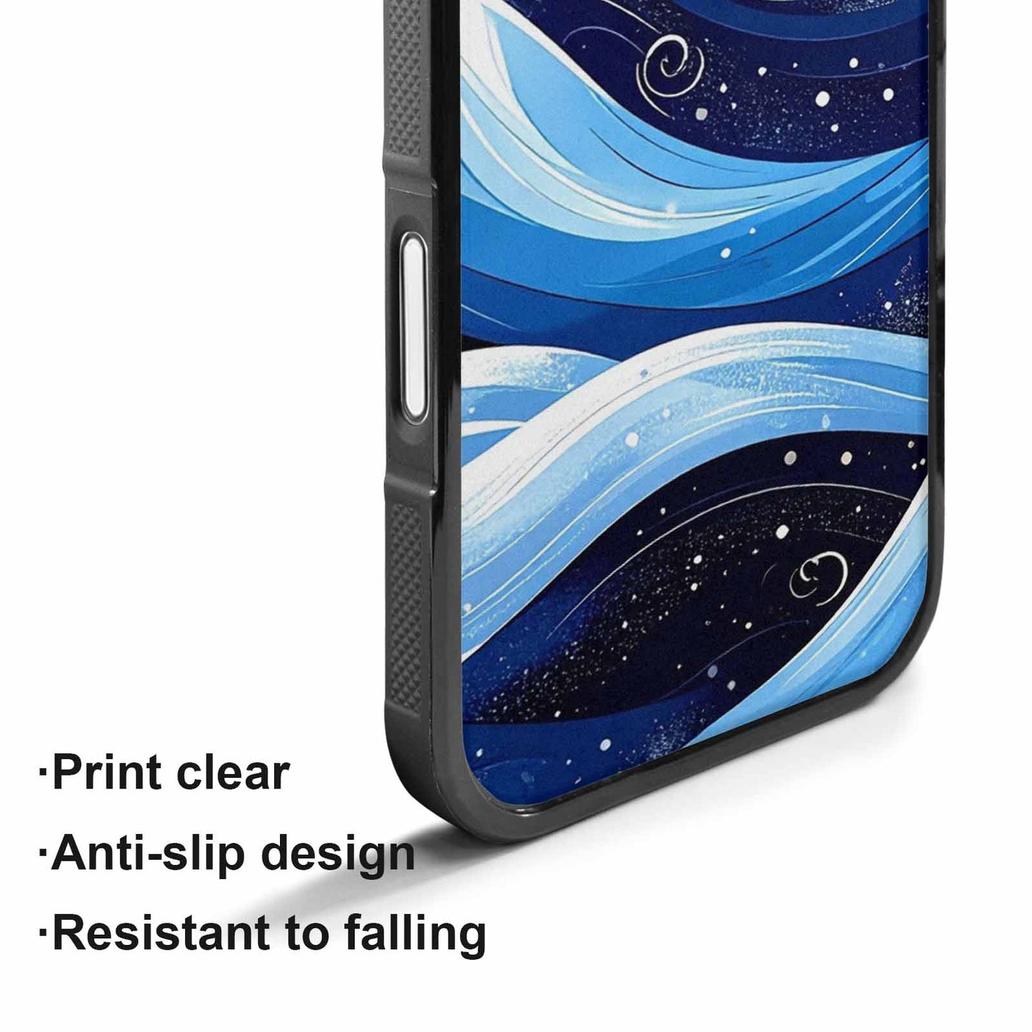 iPhone 17 Case — Glossy Winter Wave Cartoon Cute, Personalized Phone Case