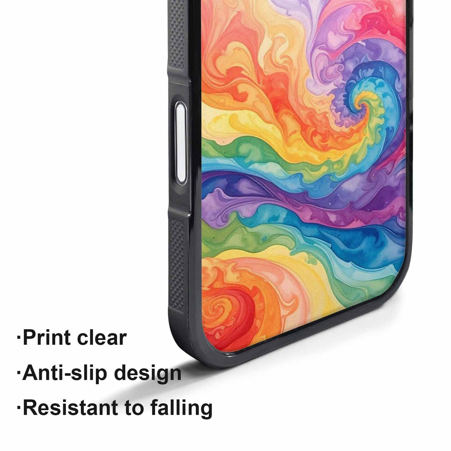 iPhone 17 Pro Case — Tie Dye Swirls Tie Dye Tie, Original Design Phone Case