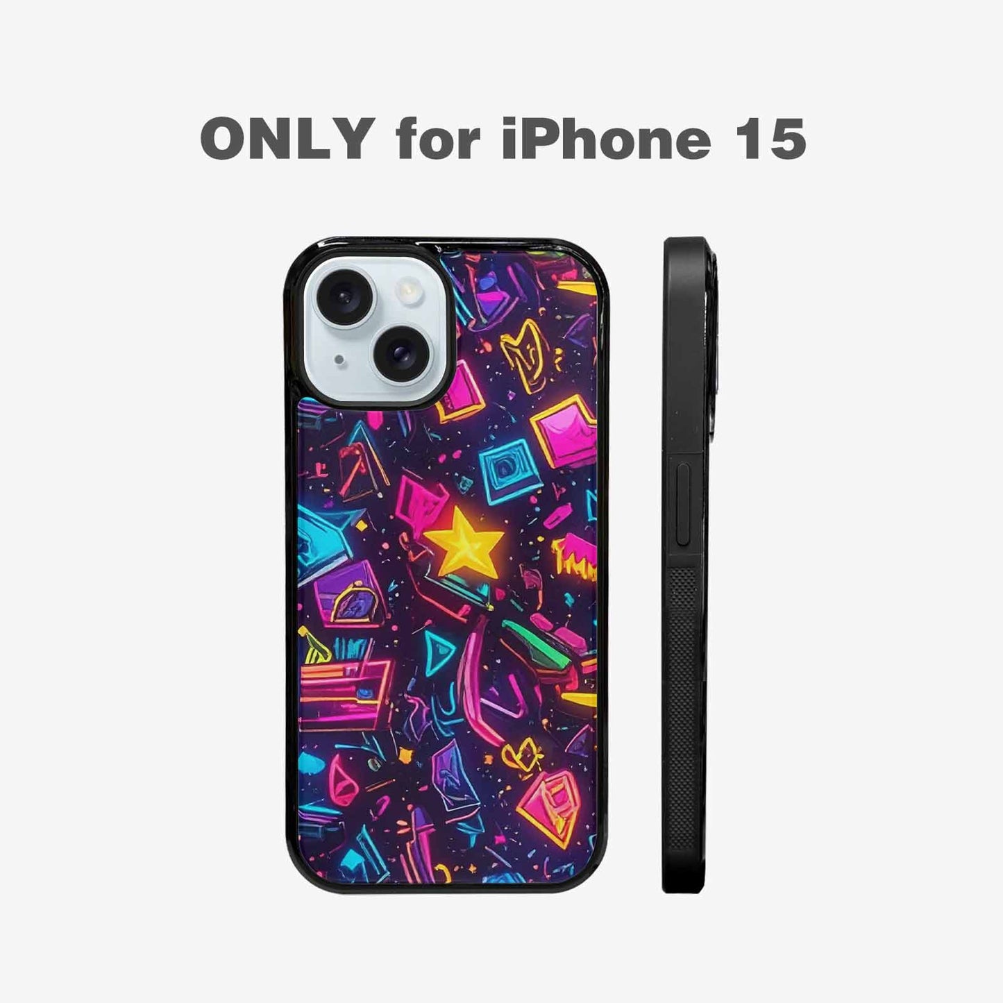 iPhone 15 Case — 80s Retro Motif 80s Retro Motifs, Unique Phone Case Design