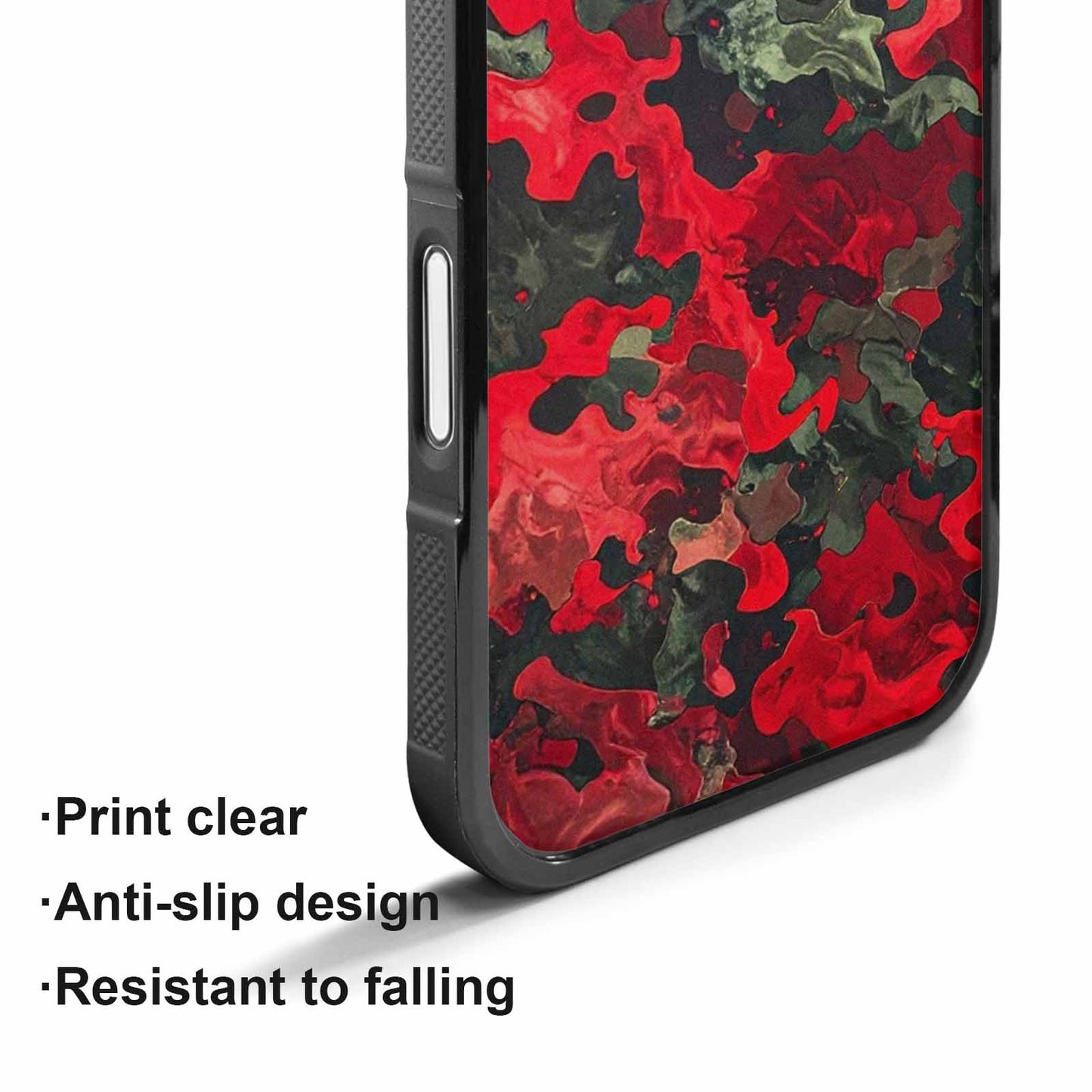 iPhone 17 Case — Small Military Camouflage Blotch Camo, Custom Phone Case