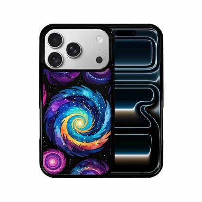 iPhone 17 Pro Case — Rose Galaxy Art Seamless Pattern Galaxy, Custom Printed Phone Case