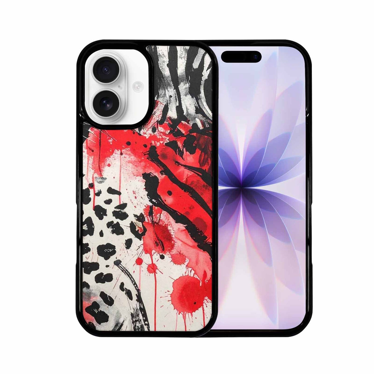 iPhone 17 Case — Animal Print (black &amp; Animal Print, Custom Printed Phone Case