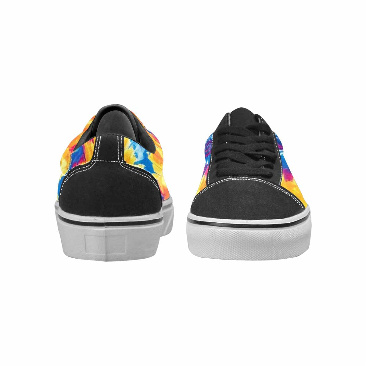WOMEN'S Tie Dye Swirl Canvas Lace-Up Vivid Shoes