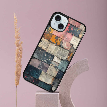 iPhone 15 Plus Case — Distressed Grunge Texture Pattern Hundreds Of, Unique Phone Case Design