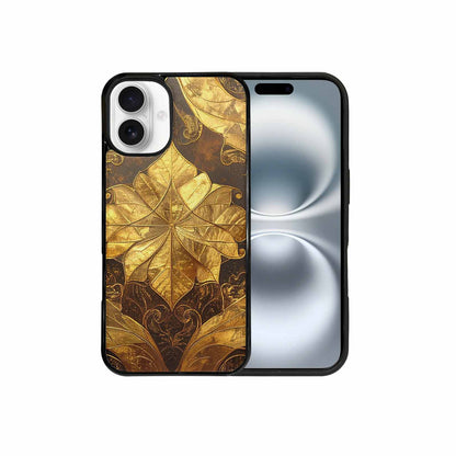 iPhone 16 Plus Case — Klimt Gold Leaf Artwork Pattern, Custom Designed Case Cover