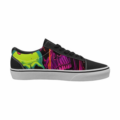 WOMEN'S Vibrant Camo 1000 S Lace-Up Canvas Kaleidoscope Custom Sneakers