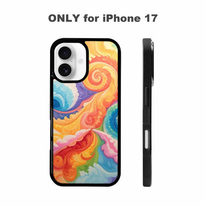 iPhone 17 Case — Tie Dye Swirls Tie Dye Tie, Custom Print Case Cover