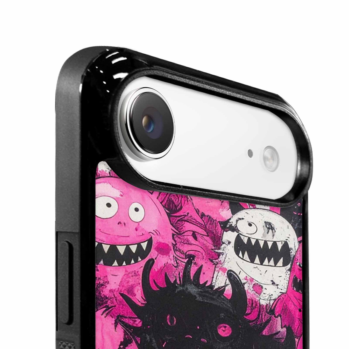 iPhone 17 Air Case — Black Pink Ink Monsters General Cartoon, Custom Designed Case Cover