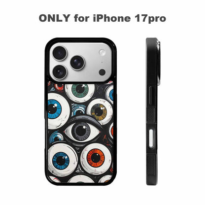 iPhone 17 Pro Case — Seamless Repeating Pattern Of Overlapping Cartoon, Unique Phone Case Design