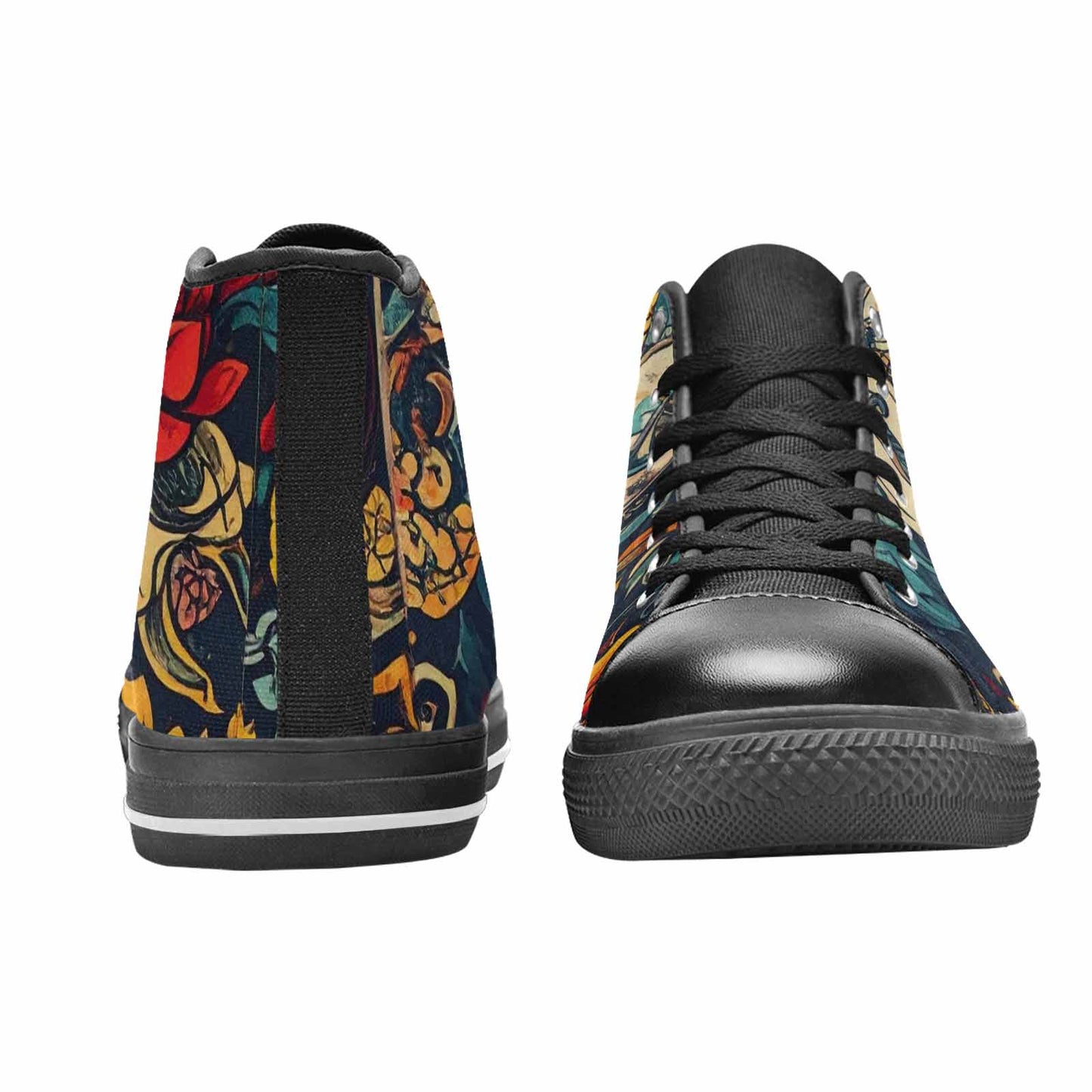 MEN'S Old School Tattoo High Top Canvas Dreamcore Custom Shoes
