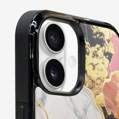 iPhone 16 Case — Marble Vein Marble Veins Pattern Hundreds, Original Design Phone Case