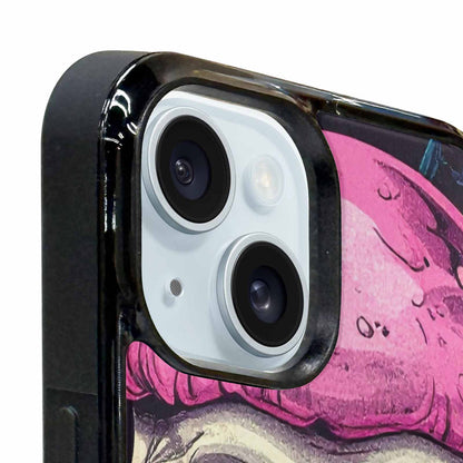 iPhone 15 Plus Case — Mushroom Skull, Custom Designed Case Cover