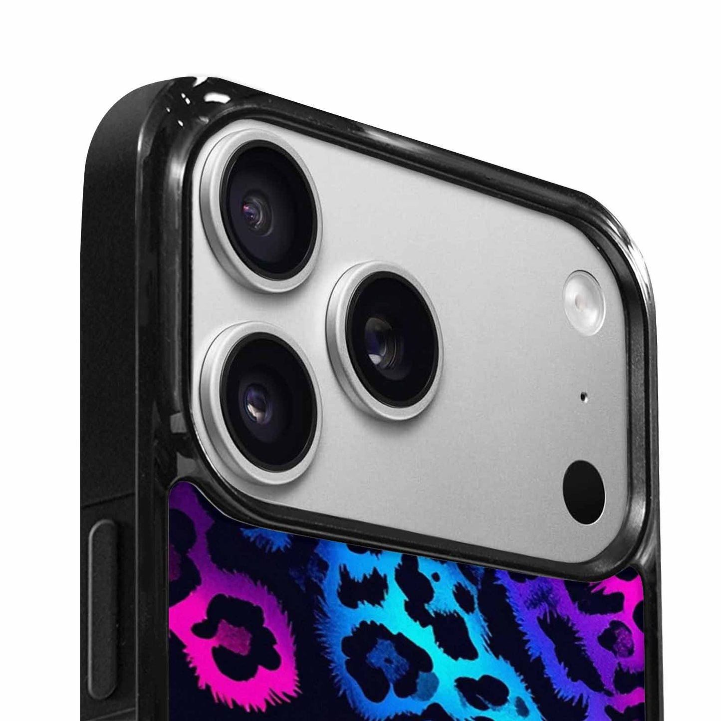 iPhone 17 Pro Case — Leopard Print Neon Animal Print, Custom Print Case Cover