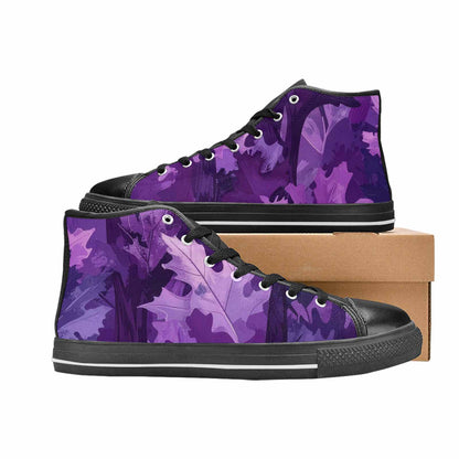 MEN'S Military Camouflage Blotch High Top Canvas Surreal Custom Shoes
