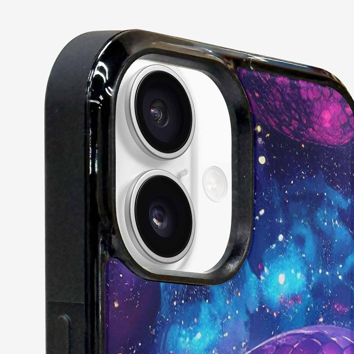 iPhone 16 Plus Case — Galaxy Snake Print, Custom Designed Case Cover