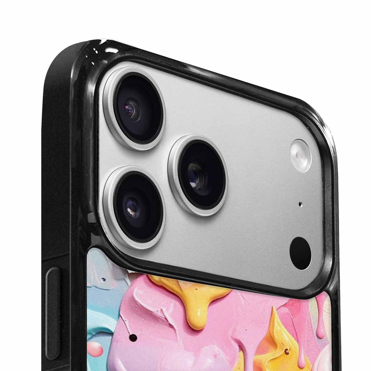 iPhone 17 Pro Case — Soft Serve Swirl Monster Characters Original, Custom Art Phone Cover