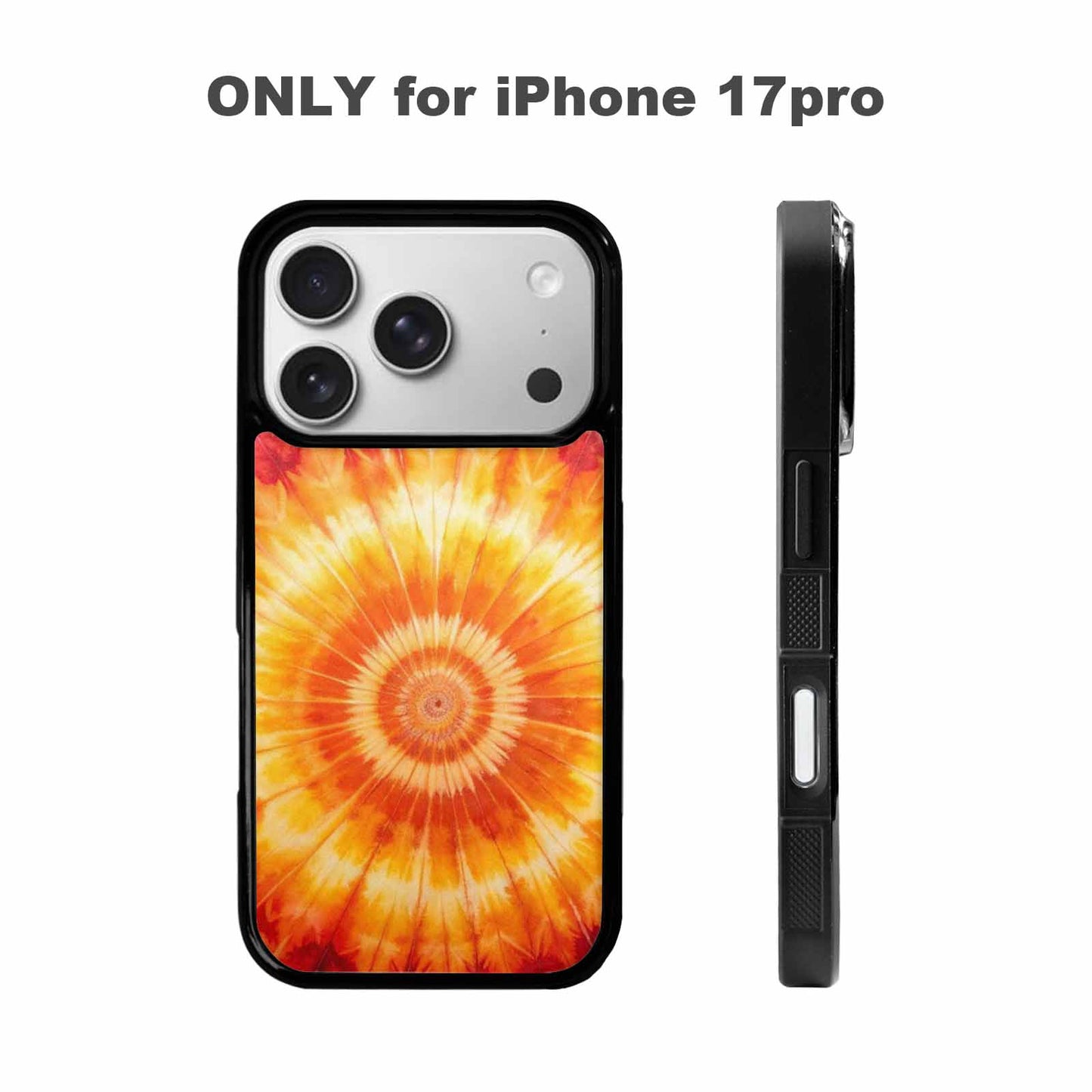 iPhone 17 Pro Case — Ombre Tie Dye Warm Custom Tie, Custom Made Phone Cover