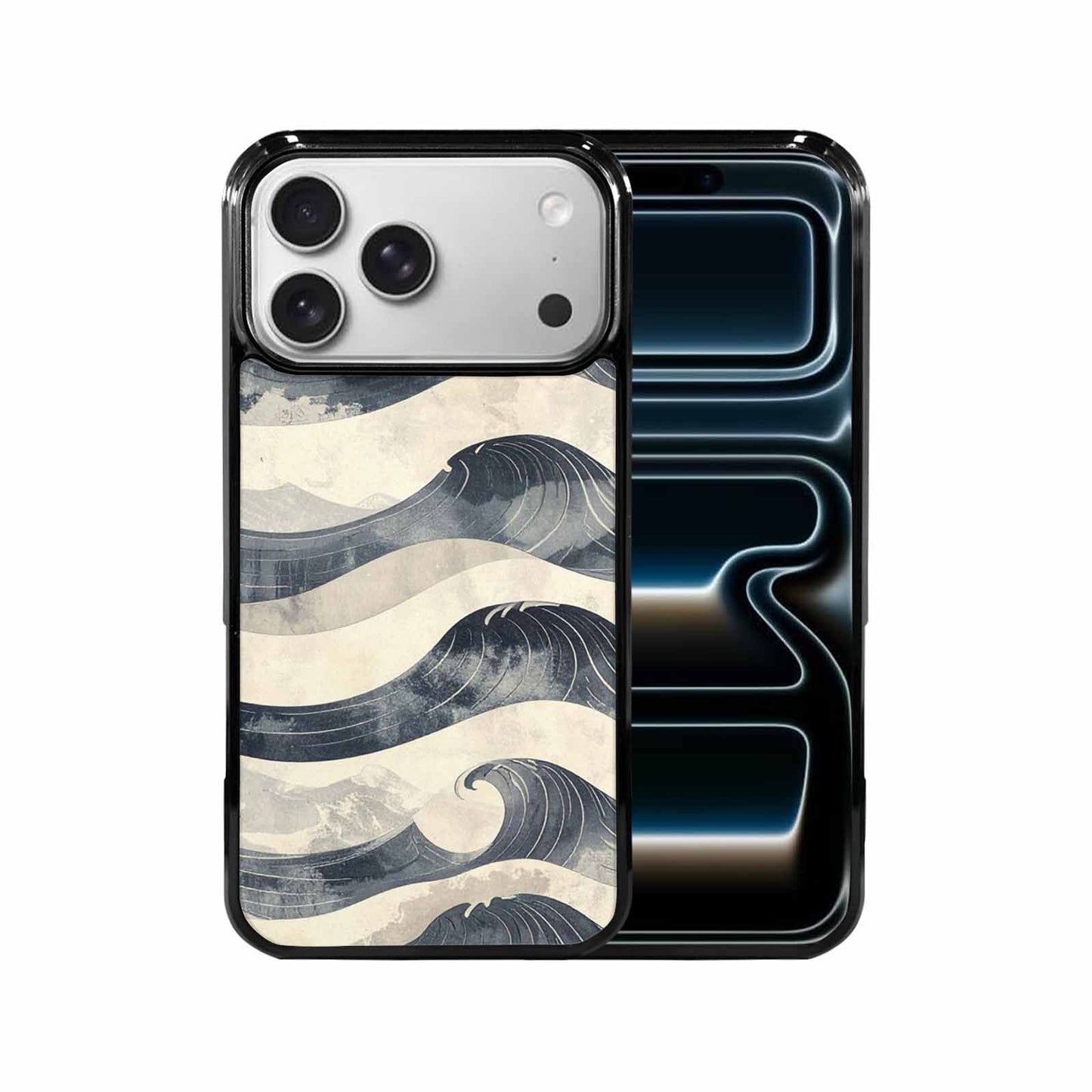 iPhone 17 Pro Max Case — Vintage Americana Wave Retro Vintage, Custom Print Case Cover