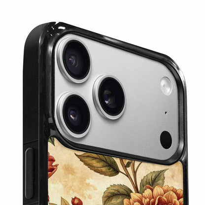 iPhone 17 Pro Case — Vintage Botanical Art Pattern Floral, Custom Designed Case Cover