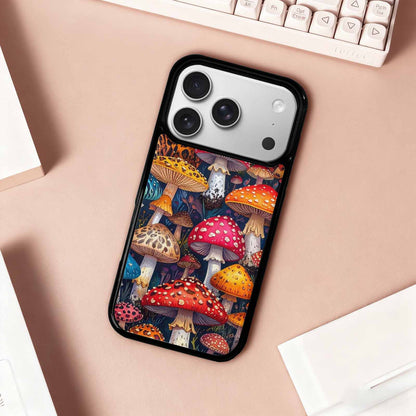 iPhone 17 Pro Case — Mushrooms Pattern Hundreds Of Kwc Original, Custom Designed Case Cover