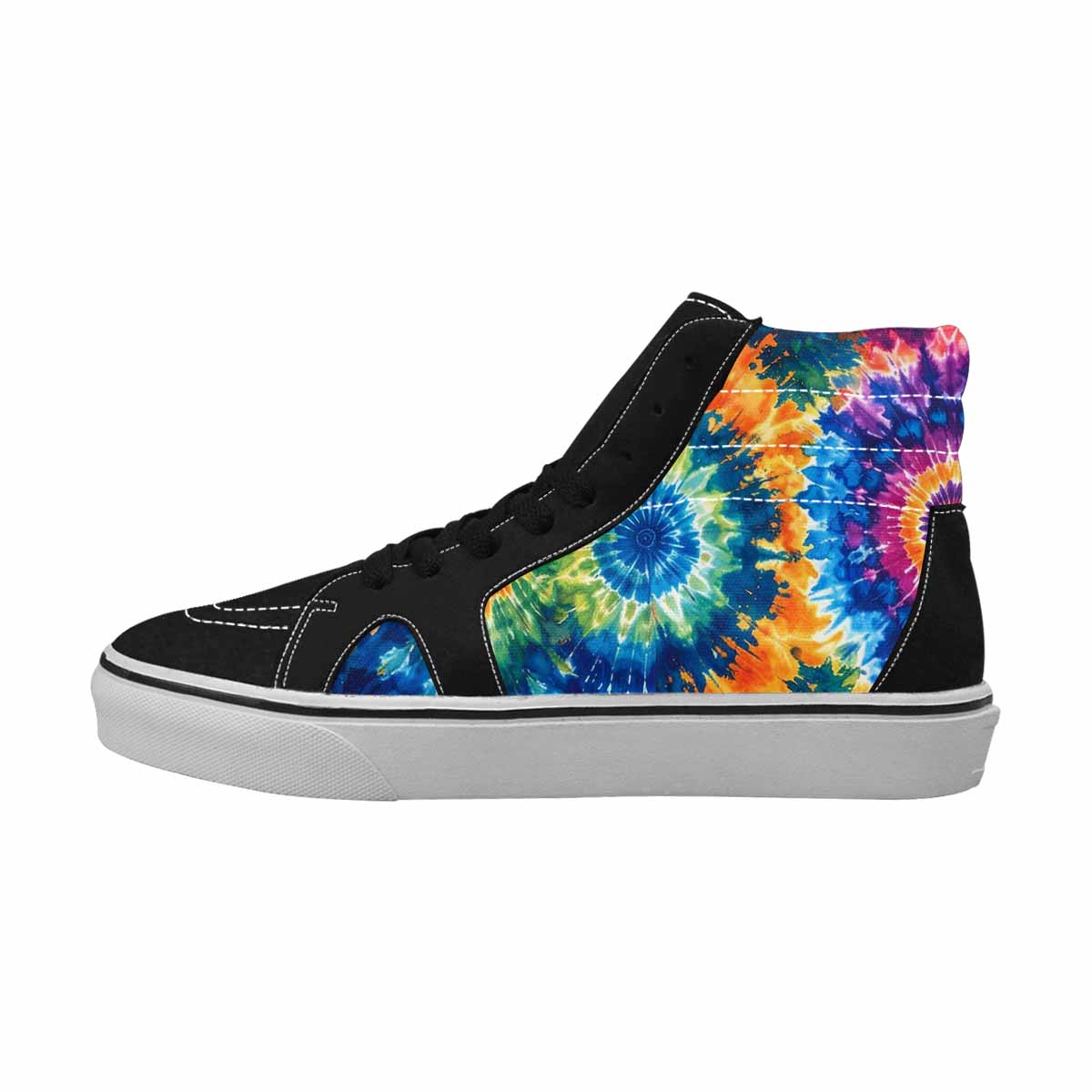 WOMEN'S Tie Dye Mixed Style High Top Canvas Dreamcore Custom Shoes