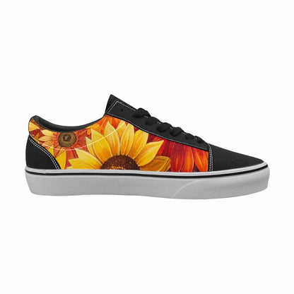 WOMEN'S Sunflower Burst Lace-Up Canvas Y2K Shoes