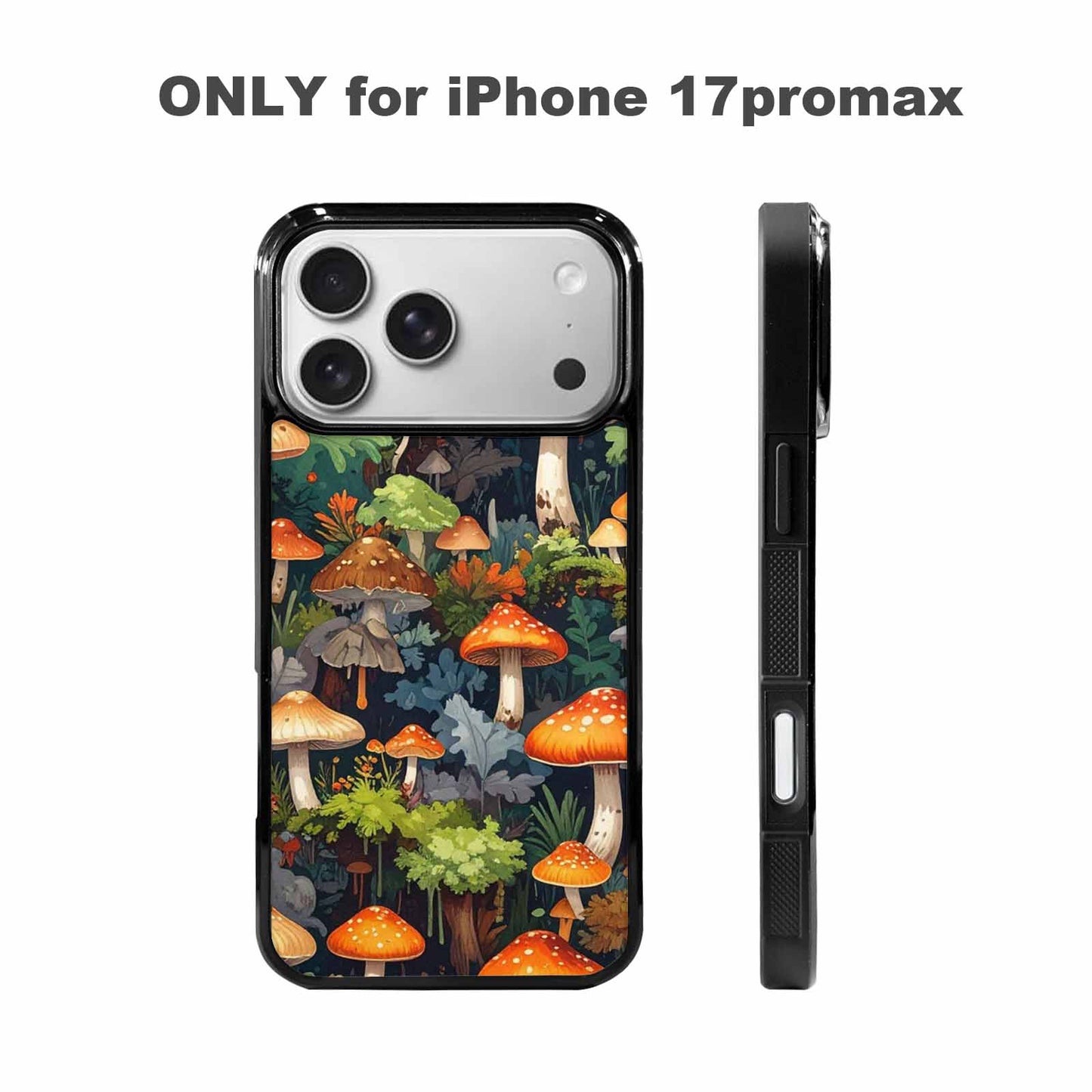 iPhone 17 Pro Max Case — Mushrooms Camomushrooms Patter It3 Camo, Personalized Phone Case